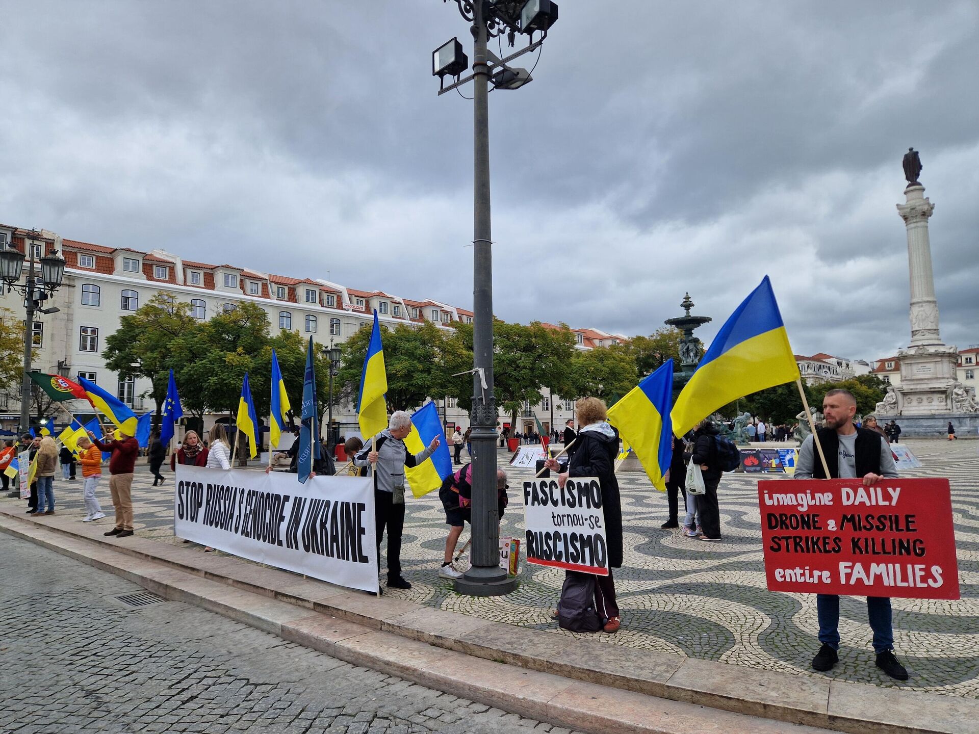Antiruske demonstracije u centru Lisabona - Sputnik Srbija, 1920, 27.07.2025