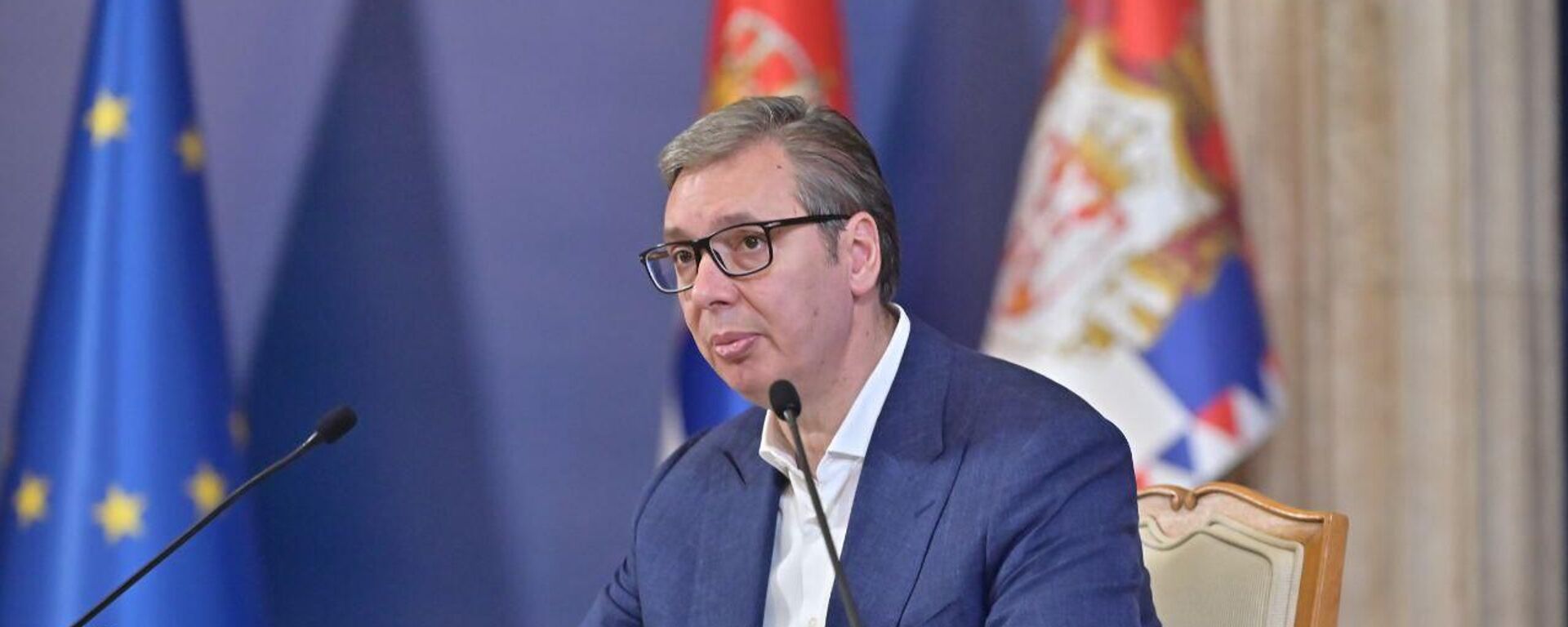 Predsednik Srbije Aleksandar Vučić - Sputnik Srbija, 1920, 02.08.2025