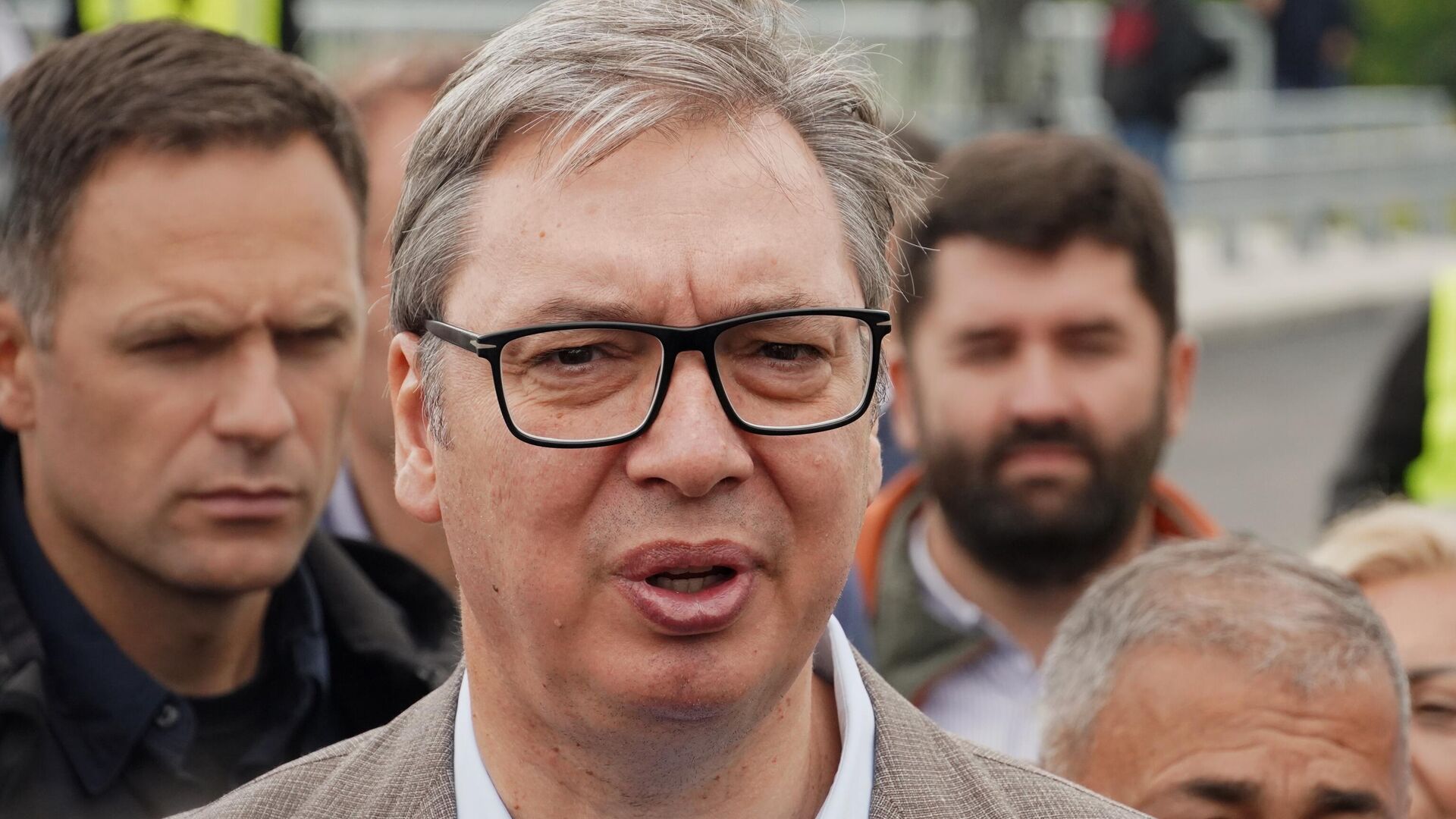 Председник Србије Александар Вучић Председник Србије Александар Вучић - Sputnik Србија, 1920, 04.08.2025