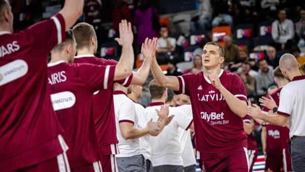 Košarkaši Letonije - Sputnik Srbija