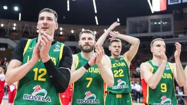 Košarkaši Litvanije - Sputnik Srbija