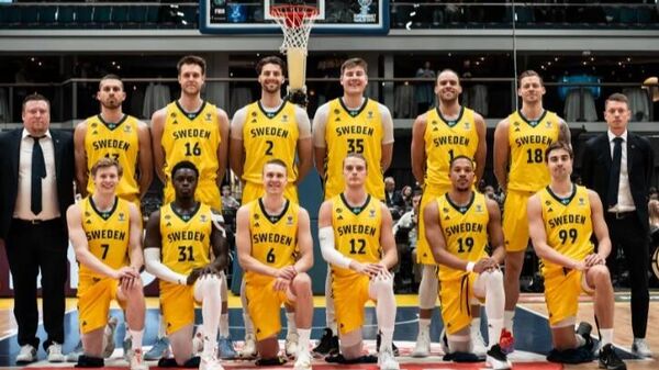 Košarkaši Švedske - Sputnik Srbija