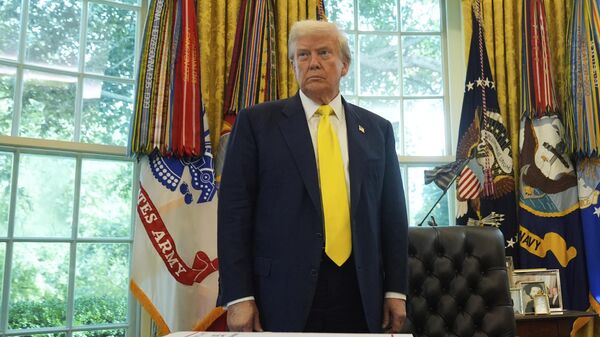 Američki predsednik Donald Tramp - Sputnik Srbija