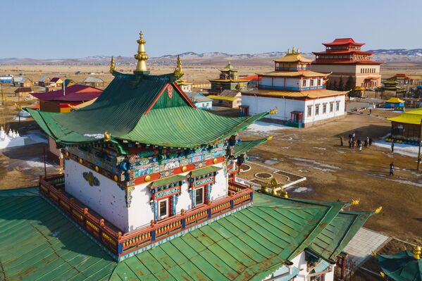 Иволгински дацан, будстички храм у Бурјатији Иволгински дацан, будстички храм у Бурјатији - Sputnik Србија