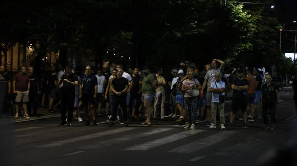 Protest studenata u blokadi i zborova građana - Sputnik Srbija