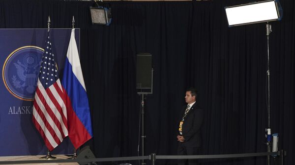 Zastave Amerike i Rusije - Sputnik Srbija