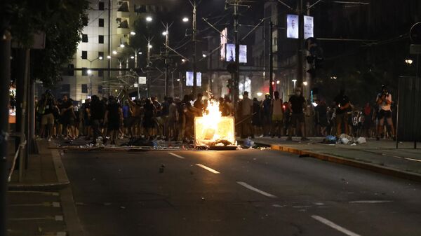 Протест у Београду - Sputnik Србија