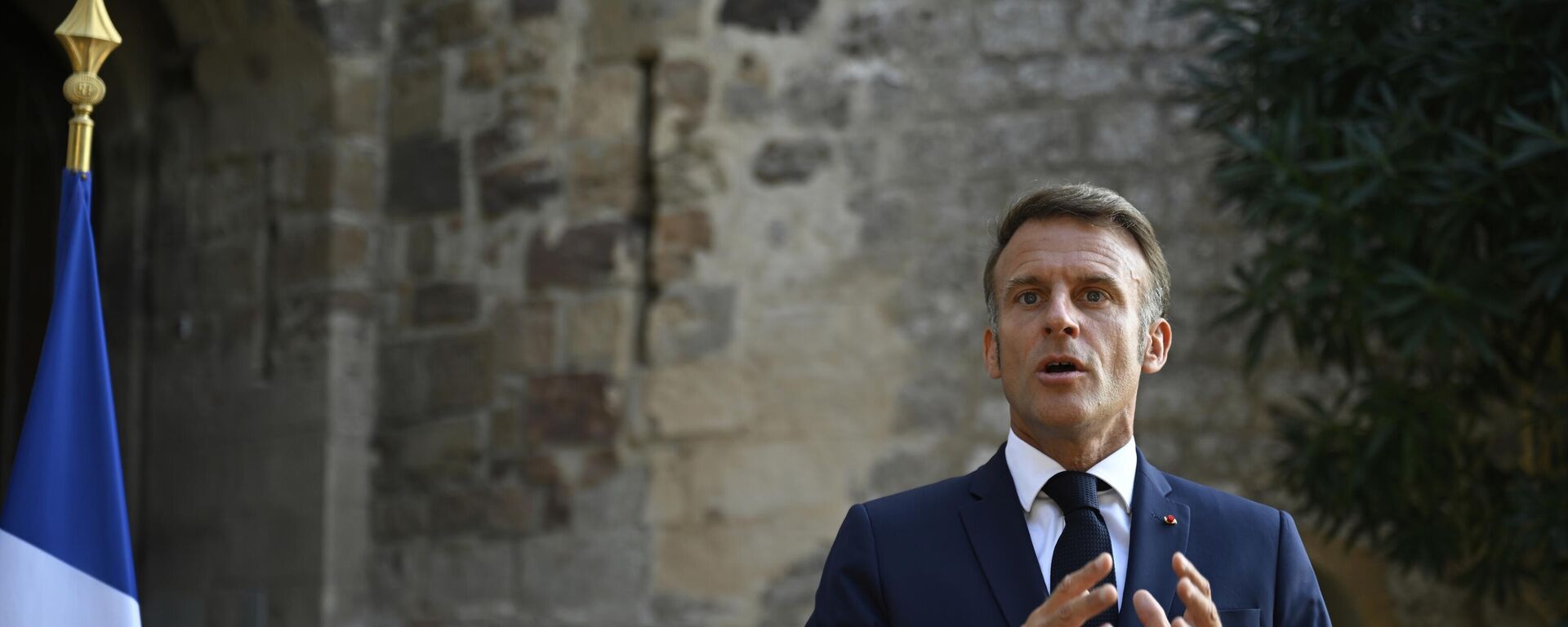 Predsednik Francuske Emanuel Makron  - Sputnik Srbija, 1920, 19.08.2025