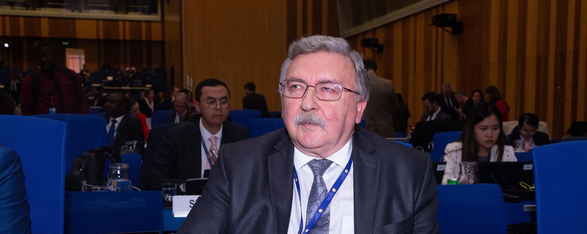 Stalni predstavnik Rusije pri međunarodnim organizacijama u Beču Mihail Uljanov. - Sputnik Srbija, 1920, 30.10.2025