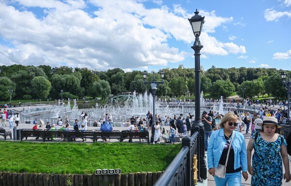 Фонтана у комплексу Царицино. - Sputnik Србија