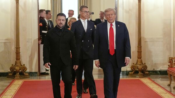 Vladimir Zelenski i predsednik SAD Donald Tramp - Sputnik Srbija