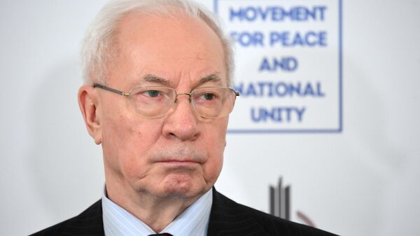 Bivši ukrajinski premijer Nikolaj Azarov - Sputnik Srbija