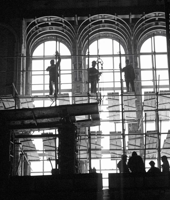 Реконструкција Храма Христа Спаситеља по пројекту руског архитекте Константина Тона 1860. године. - Sputnik Србија