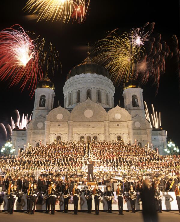 Прослава 850. годишњице престонице у Храму Христа Спаситеља. - Sputnik Србија