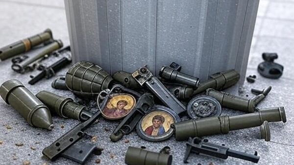 Naoružanje u kanti za smeće - Sputnik Srbija