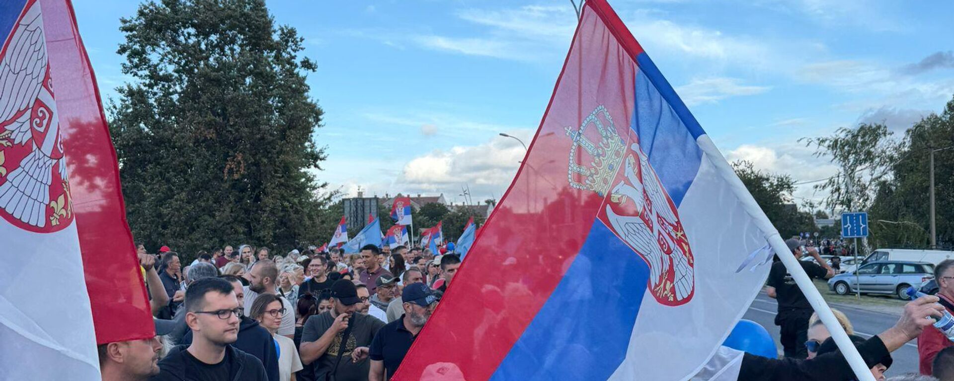 Протест против блокада - Sputnik Србија, 1920, 31.08.2025