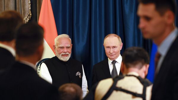 Putin i Modi - Sputnik Srbija