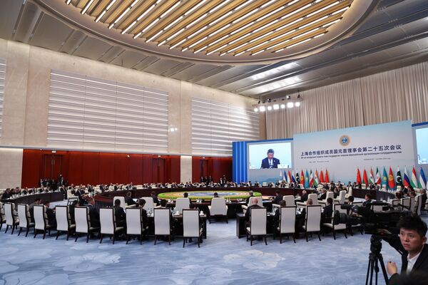 Састанак Савета шефова држава Шангајске организације за сарадњу (ШОС) у Тјенђину. - Sputnik Србија