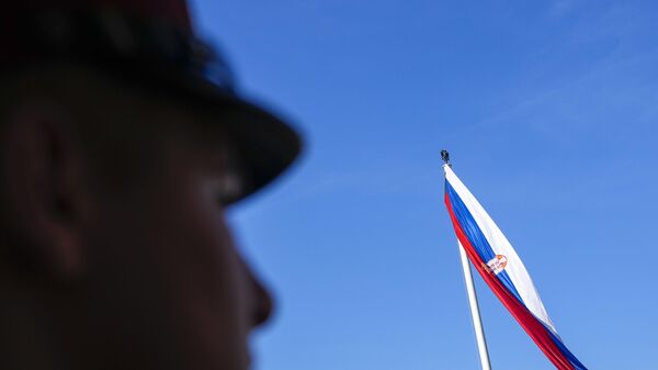 Počasna garda isred Skupštine Srbije - Sputnik Srbija