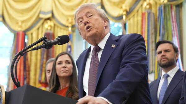 Američki predsednik Donald Tramp - Sputnik Srbija