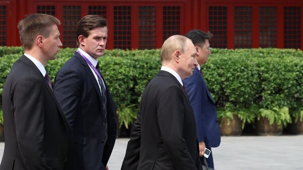 Ruski predsednik Vladimir Putin u Pekingu - Sputnik Srbija