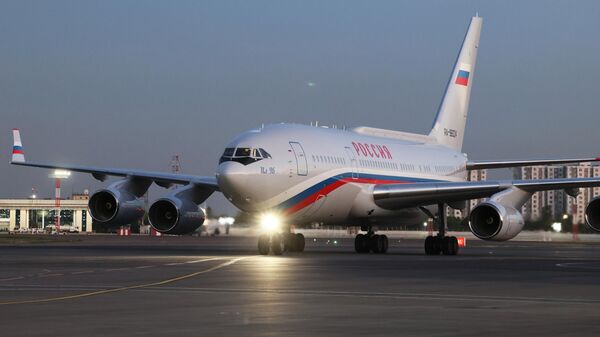 Avion predsednika Rusije Vladimira Putina - Sputnik Srbija