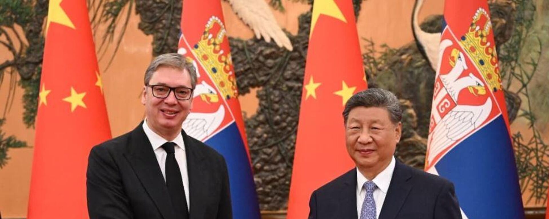 Aleksandar Vučić i Si Đinping - Sputnik Srbija, 1920, 04.09.2025