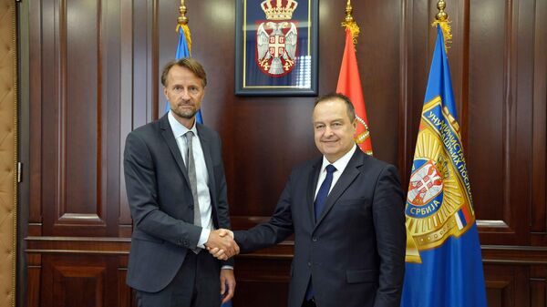 Ивица Дачић и амбасадор ЕУ - Sputnik Србија