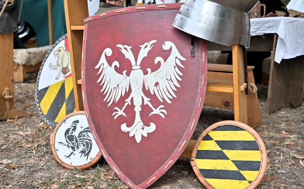 Штитови служе да блокирају ударац неког оружја као што су мач, секира, буздован, копље, стреле... Величине и облици су варирали од места и времена где и када су настајали. Прављени су од метала, дрвета, животињске коже а користили су се чак и штитови од корњаче. - Sputnik Србија