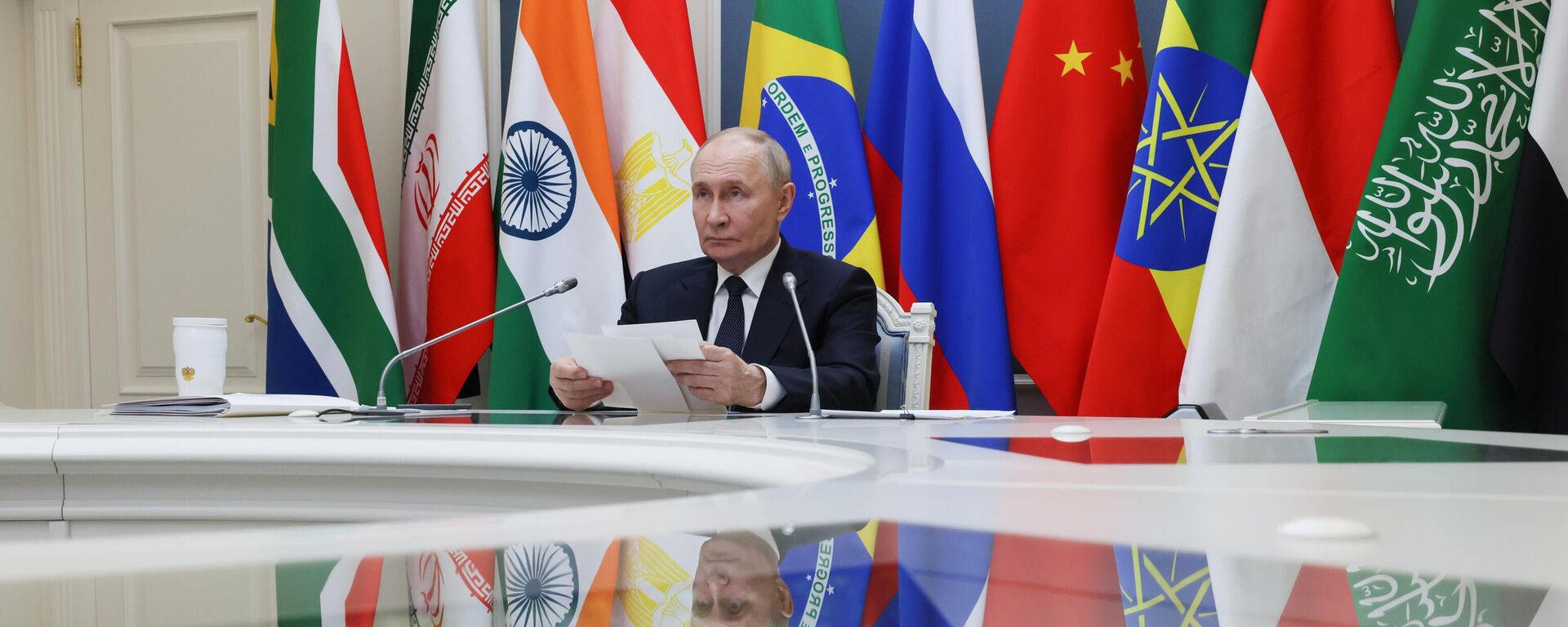 Vladimir Putin na 17. samitu BRIKS-a u Brazilu (arhivska fotografija) - Sputnik Srbija, 1920, 09.09.2025