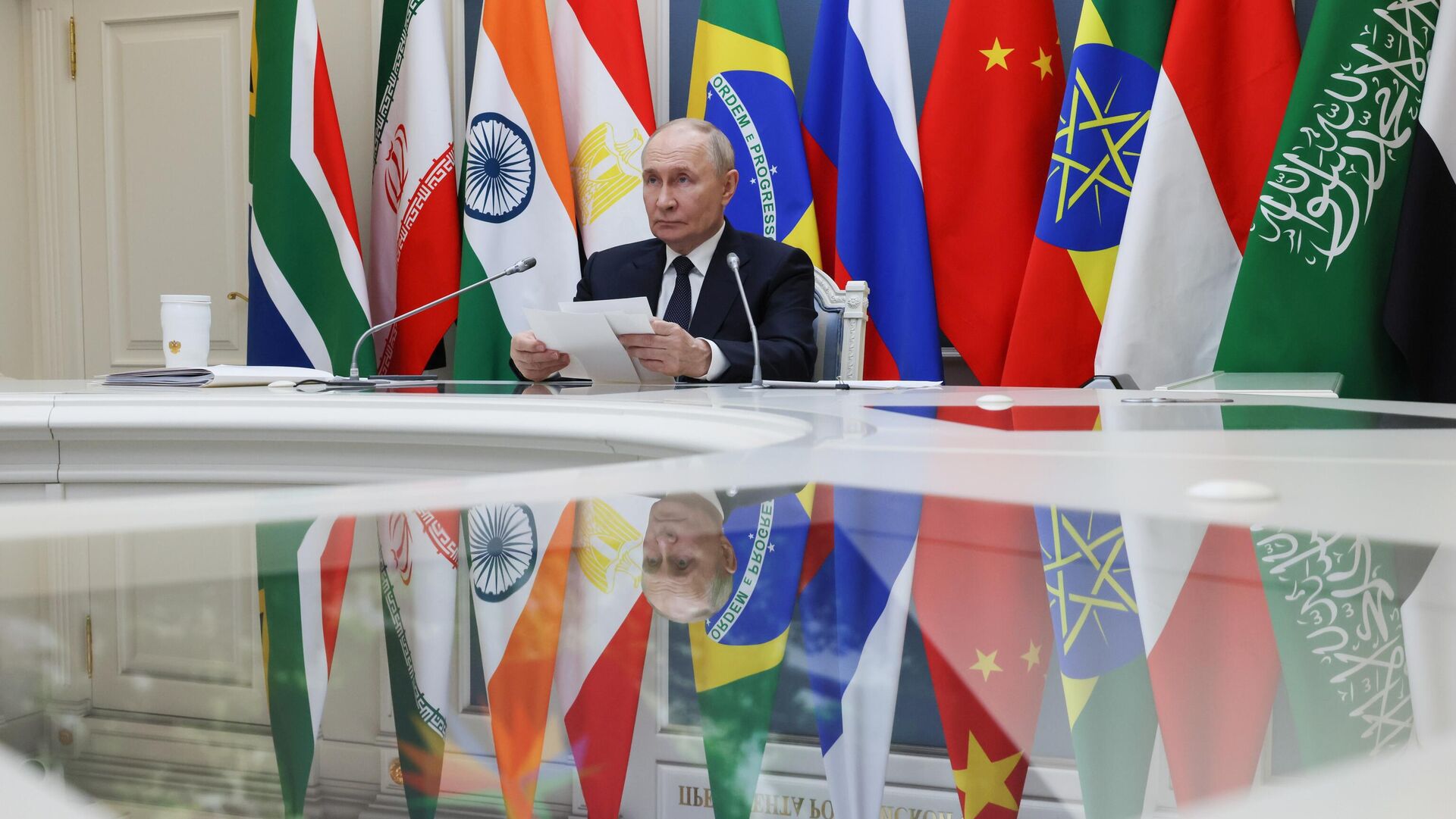 Vladimir Putin na 17. samitu BRIKS-a u Brazilu (arhivska fotografija) Vladimir Putin na 17. samitu BRIKS-a u Brazilu (arhivska fotografija) - Sputnik Srbija, 1920, 09.09.2025