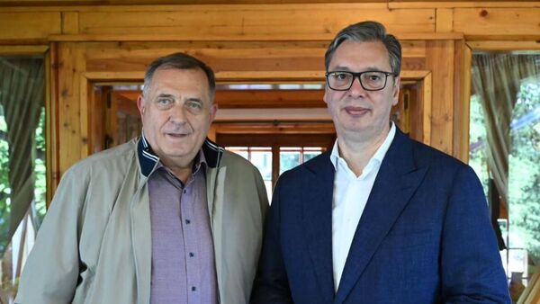 Милорад Додик и Алексадар Вучић - Sputnik Србија