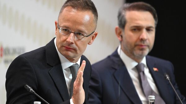 Ministar spoljnih poslova Mađarske Peter Sijarto - Sputnik Srbija