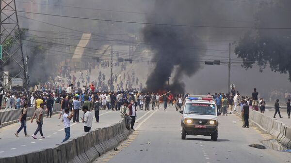 Protesti u Nepalu - Sputnik Srbija