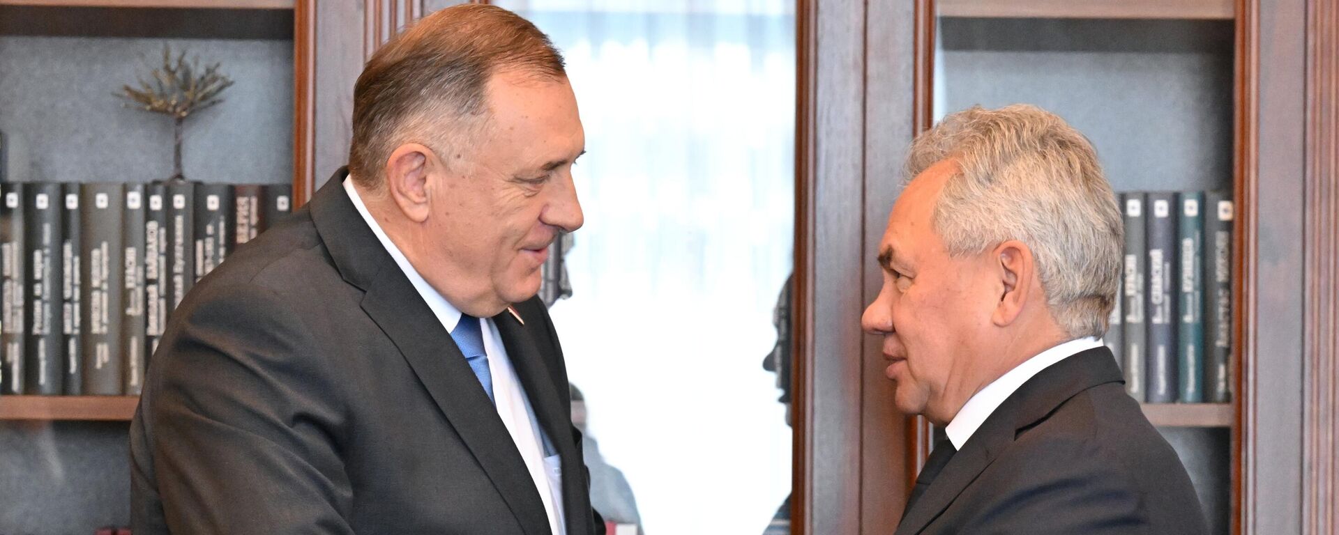 Milorad Dodik i Sergej Šojgu - Sputnik Srbija, 1920, 10.09.2025