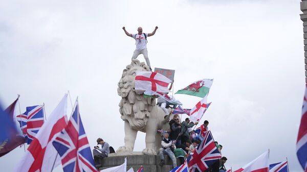 Protest, London - Sputnik Srbija
