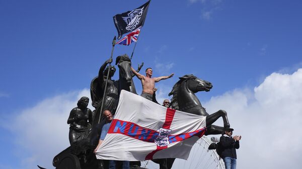 Протести у Лондону - Sputnik Србија