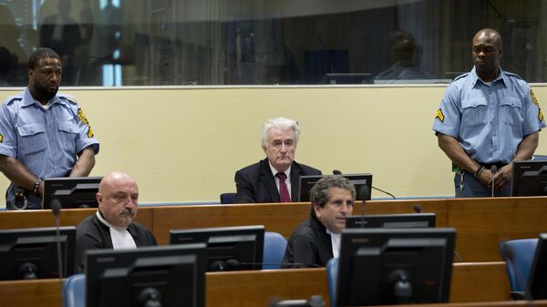 Radovan Karadžić u Haškom tribunalu - Sputnik Srbija