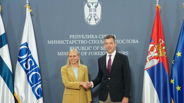 Марко Ђурић и Елина Валтонен - Sputnik Србија