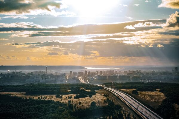 Поглед на Казањ из птичје перспективе. - Sputnik Србија