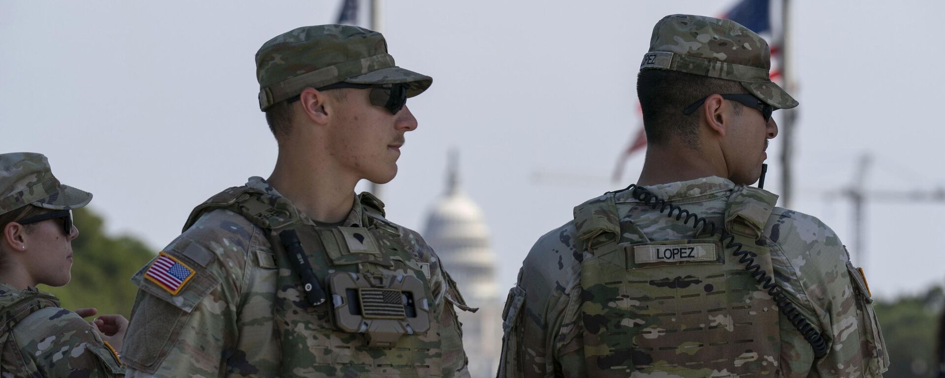 Припадници америчке Националне гарде. - Sputnik Србија, 1920, 07.10.2025