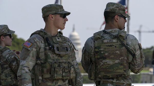 Pripadnici američke Nacionalne garde. - Sputnik Srbija