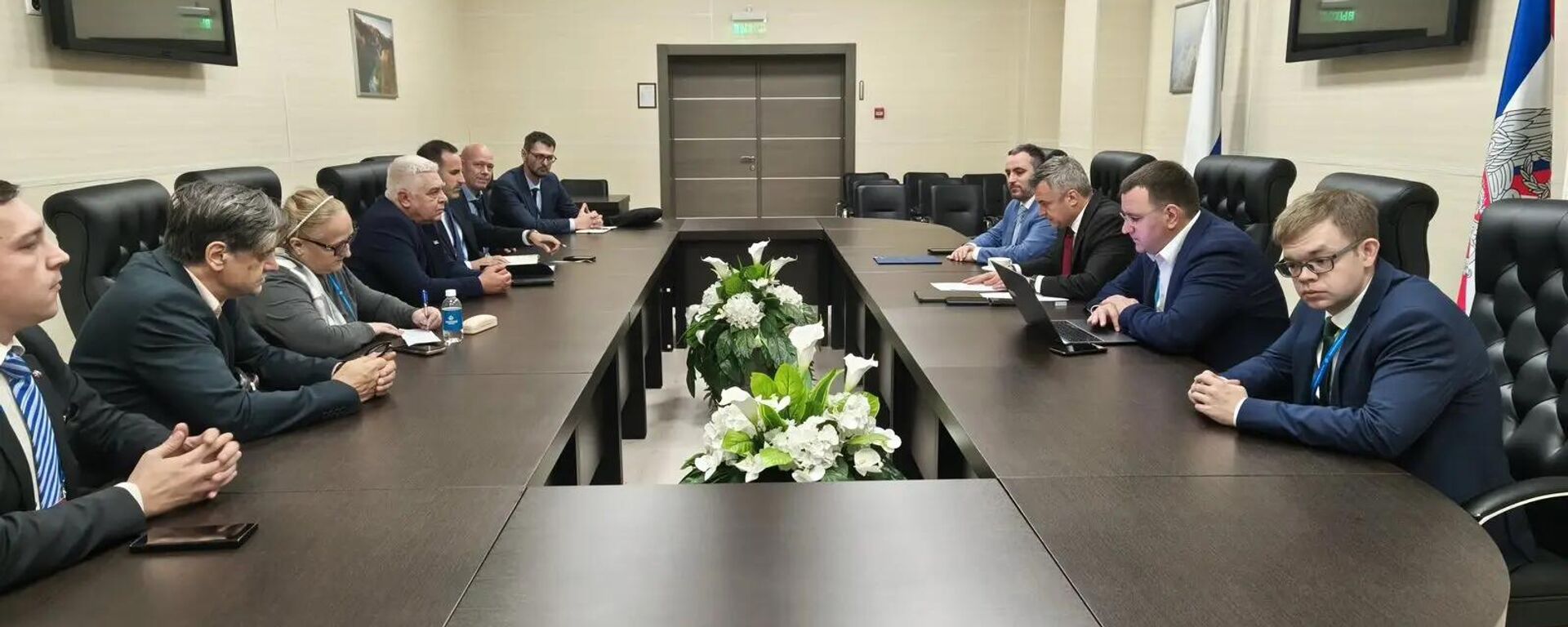 Ministar informisanja i telekomunikacija Srbije Boris Bratinau zvaničnoj poseti Ruskoj Federaciji - Sputnik Srbija, 1920, 17.09.2025