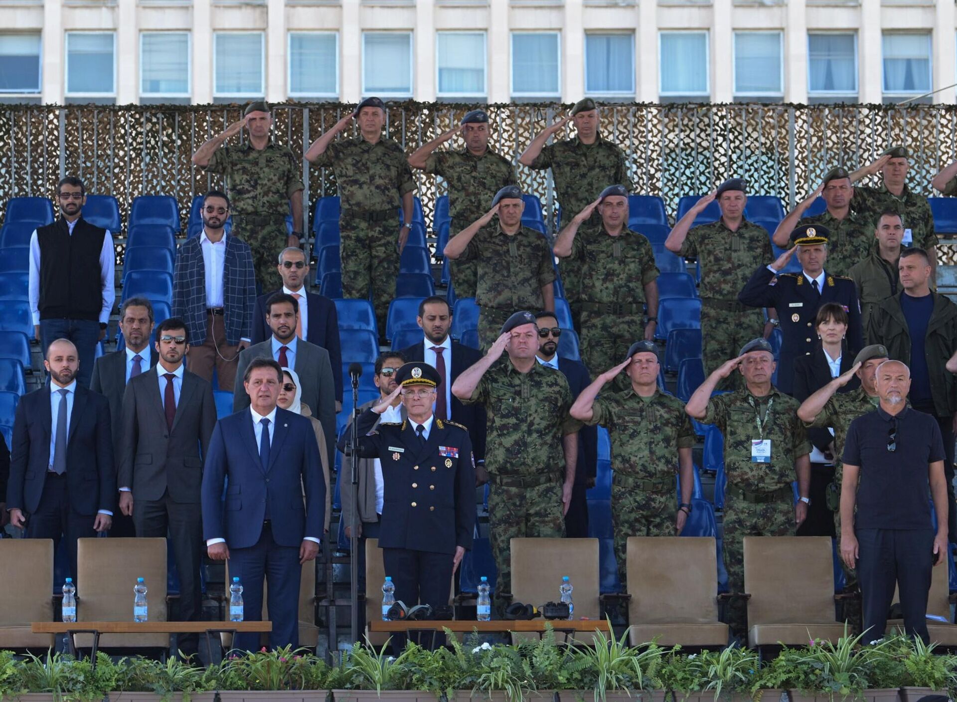 Одржана генерална проба војне параде „Снага јединства“. - Sputnik Србија, 1920, 18.09.2025