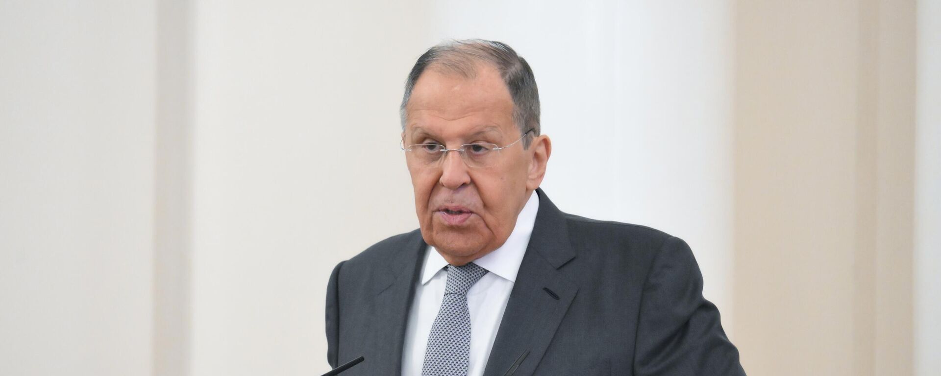 Ministar spoljnih poslova Rusije Sergej Lavrov Ministar spoljnih poslova Rusije Sergej Lavrov - Sputnik Srbija, 1920, 15.10.2025