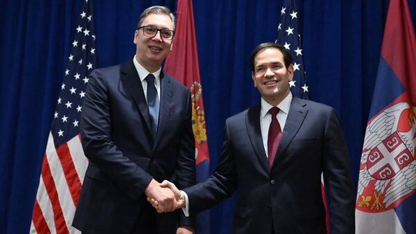 Александар Вучић и Марко Рубио - Sputnik Србија