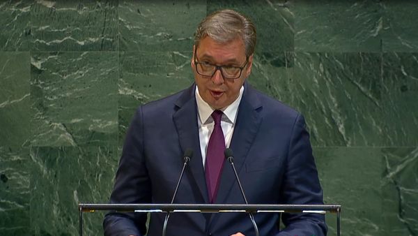 Aleksandar Vučić u UN - Sputnik Srbija