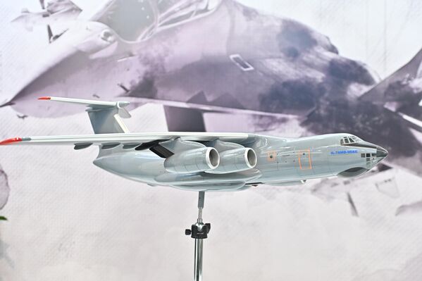 На штанду „Рособоронекспорта“, компаније која је део државне корпорације „Ростех“, представљен је транспортни авион Ил-76МД-90А(Е) - Sputnik Србија