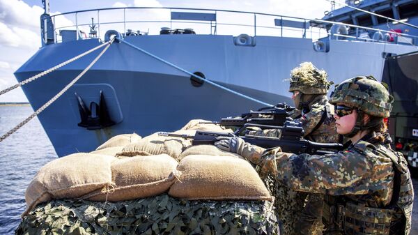 Немачки војници током војних вежби  - Sputnik Србија