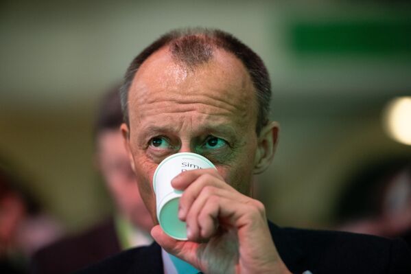 Фридрих Мерц на државном конгресу ЦДУ у Саксонији 1. децембра 2018. у Лајпцигу, Немачка. - Sputnik Србија